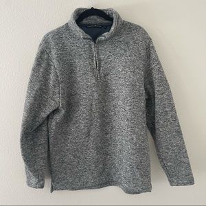 Beverly Hills Polo Club Mens Half Zip Fleece Pullover Size L